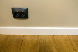 Water Damage on Baseboards